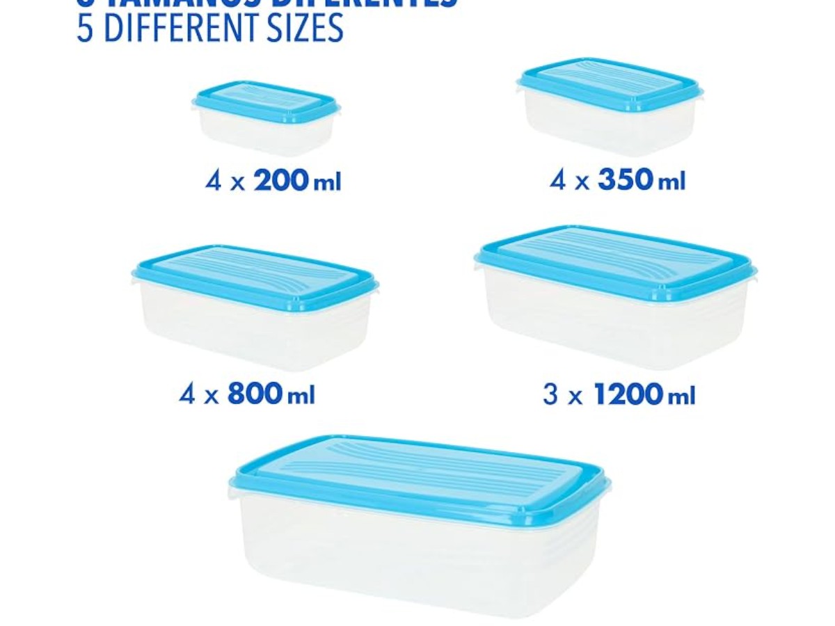 récipients en plastique
