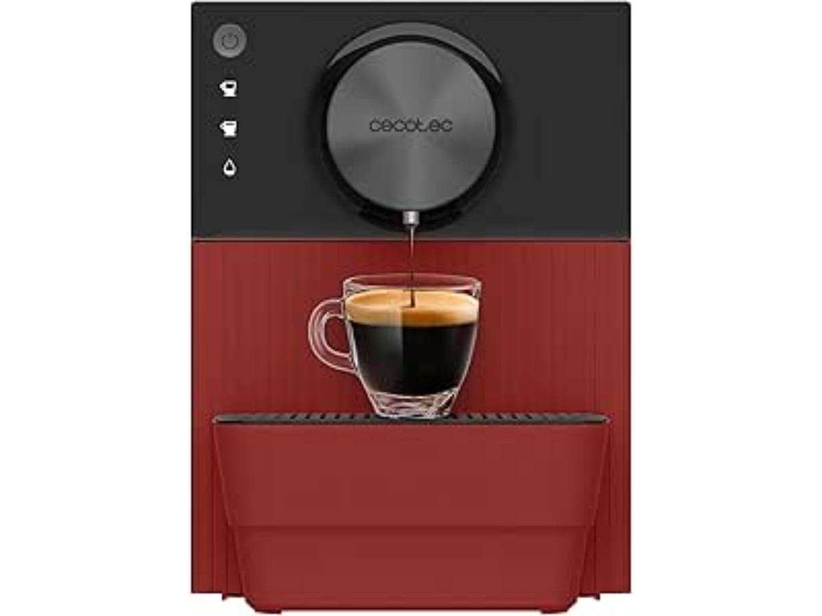 Cecotec Cremmaet Cube Red Compact Superautomatic Coffee Machine
