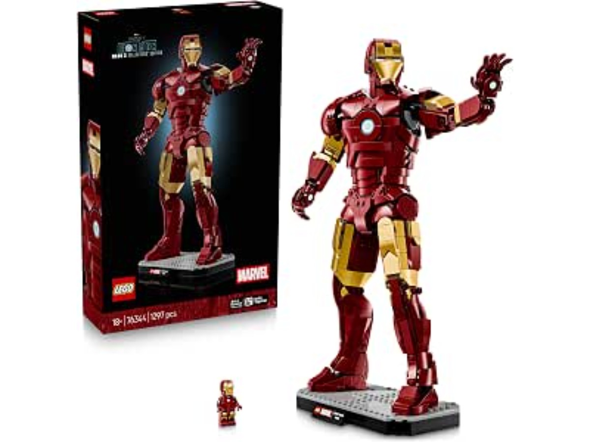 LEGO 76344 Marvel Iron Man Mark 3 Collector's Edition Figure - Avengers Model for Adults