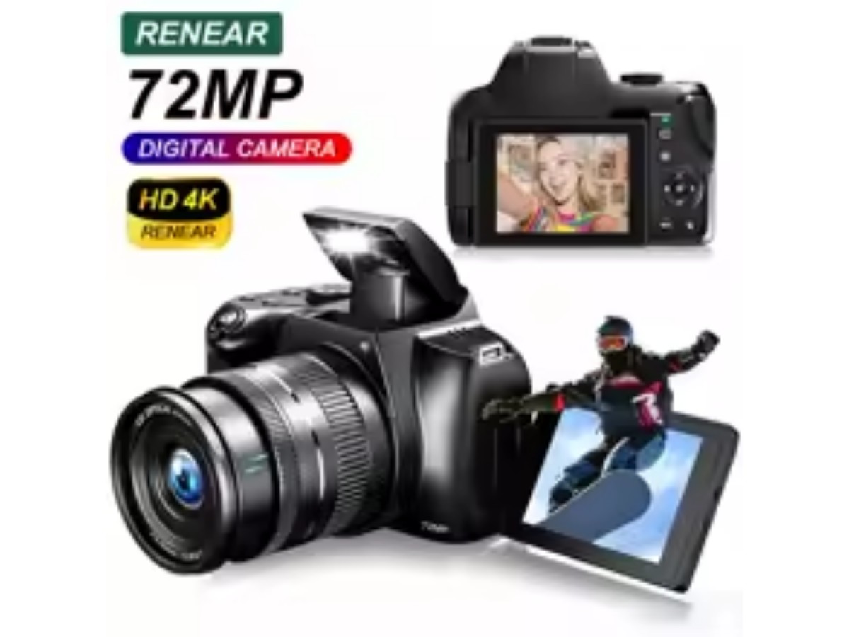 Digital Camera 4K Professional Photography 72MP 12X Optical Zoom