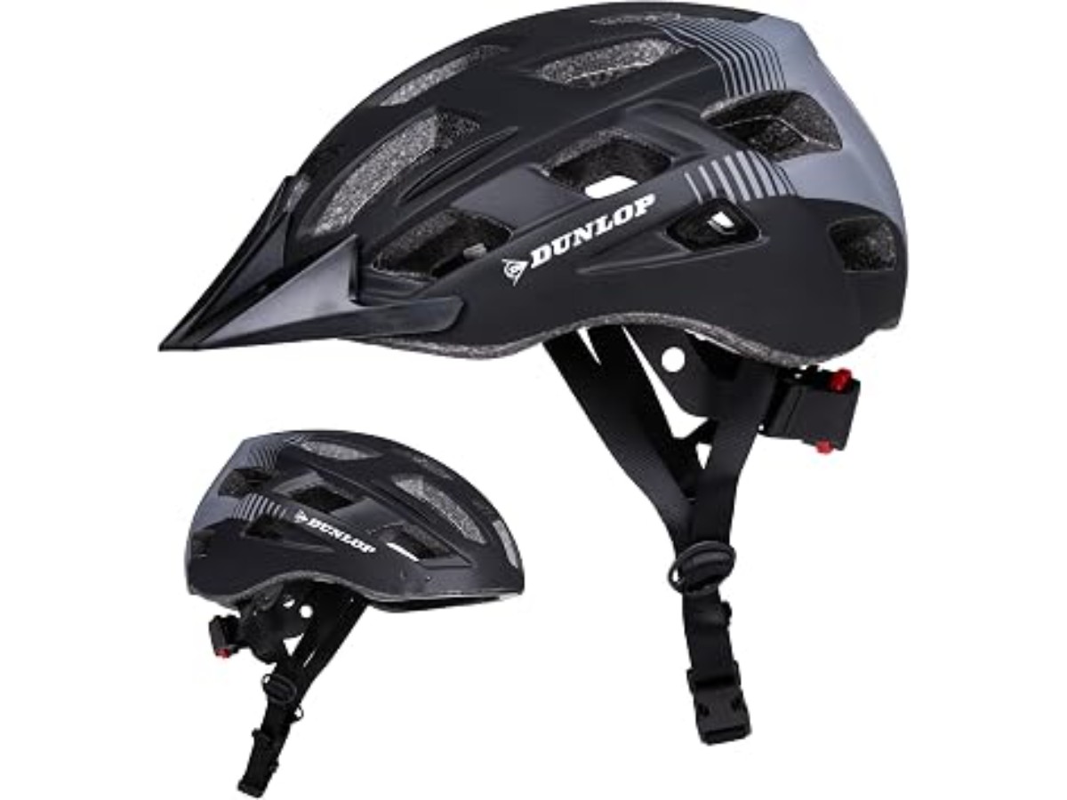 Dunlop Casque avec Lumière pour Vélo