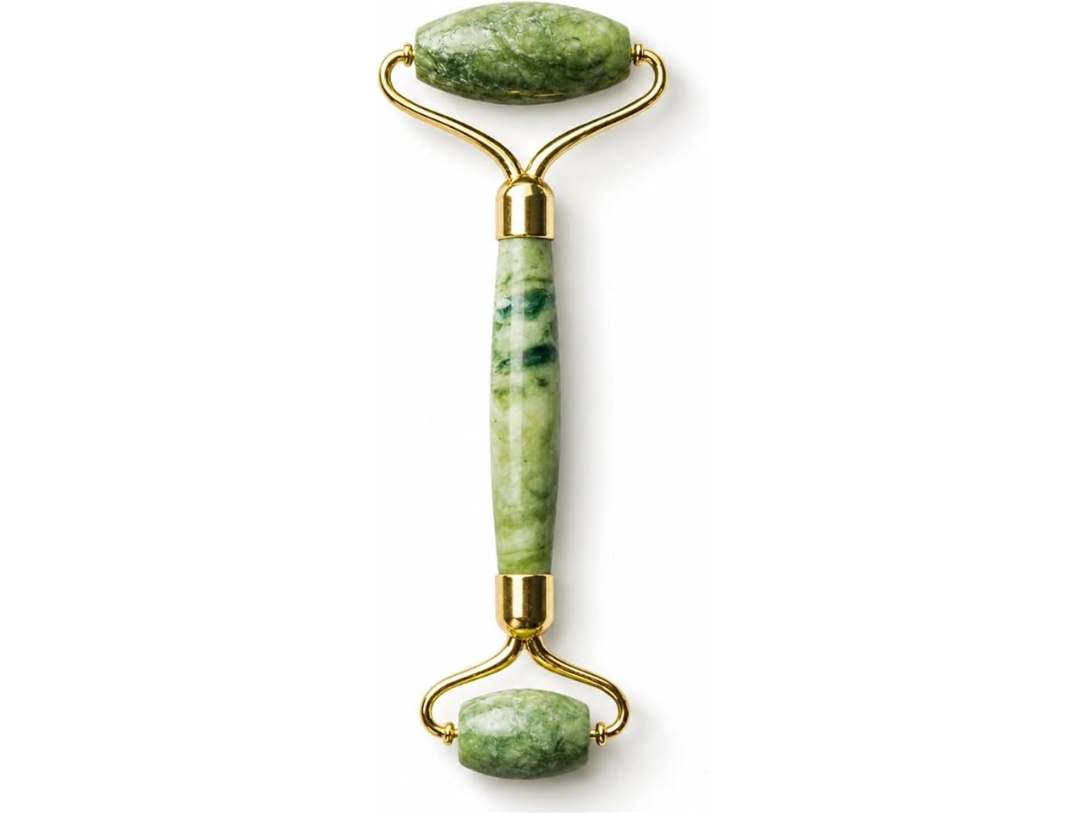 Sun & Sia Facial Massager in Natural Stone Jade Roller