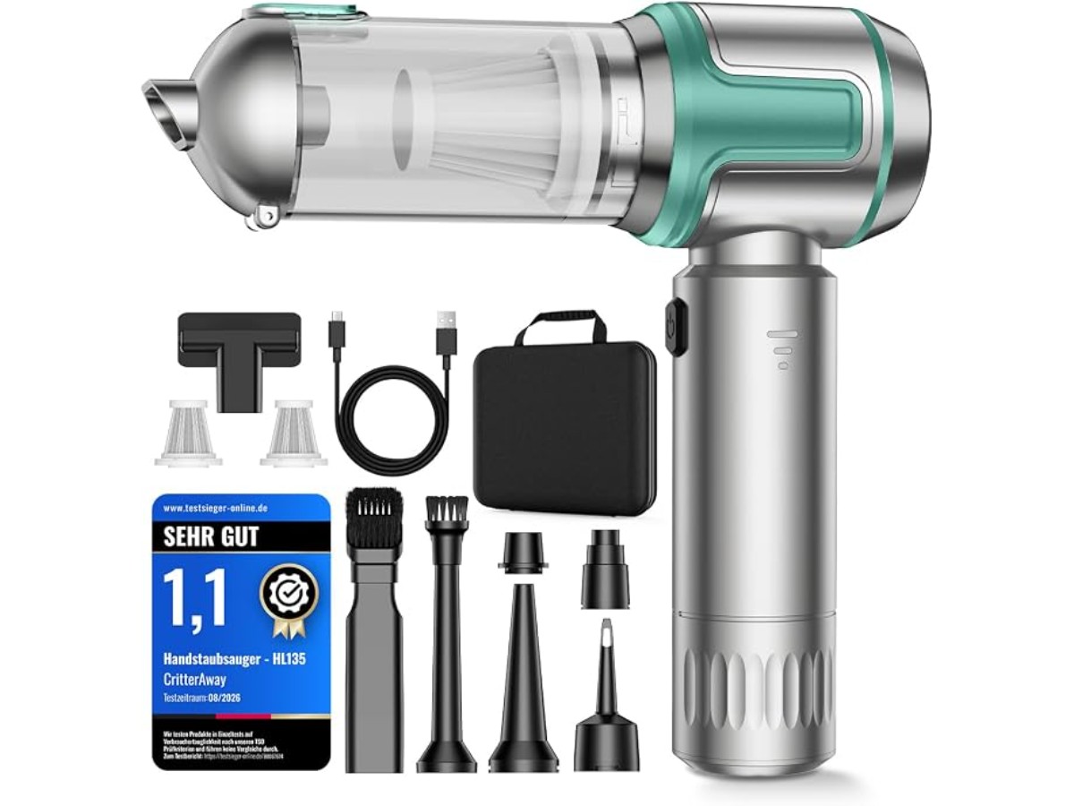 Handheld Vacuum Cleaner, 27000Pa Powerful Wireless Car Vacuum Cleaner