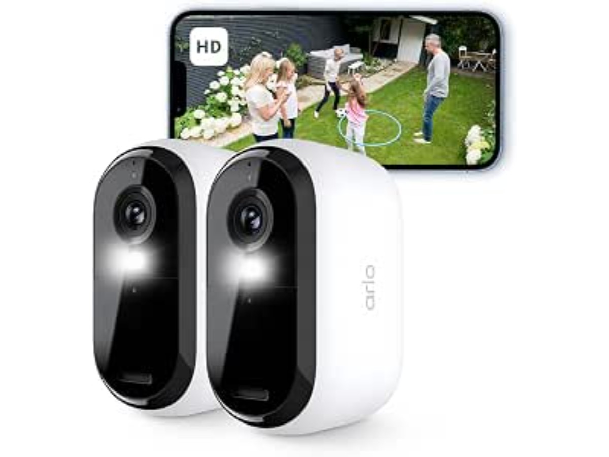 Arlo Essential 2, WiFi Surveillance Camera, HD Video, 2 Cameras