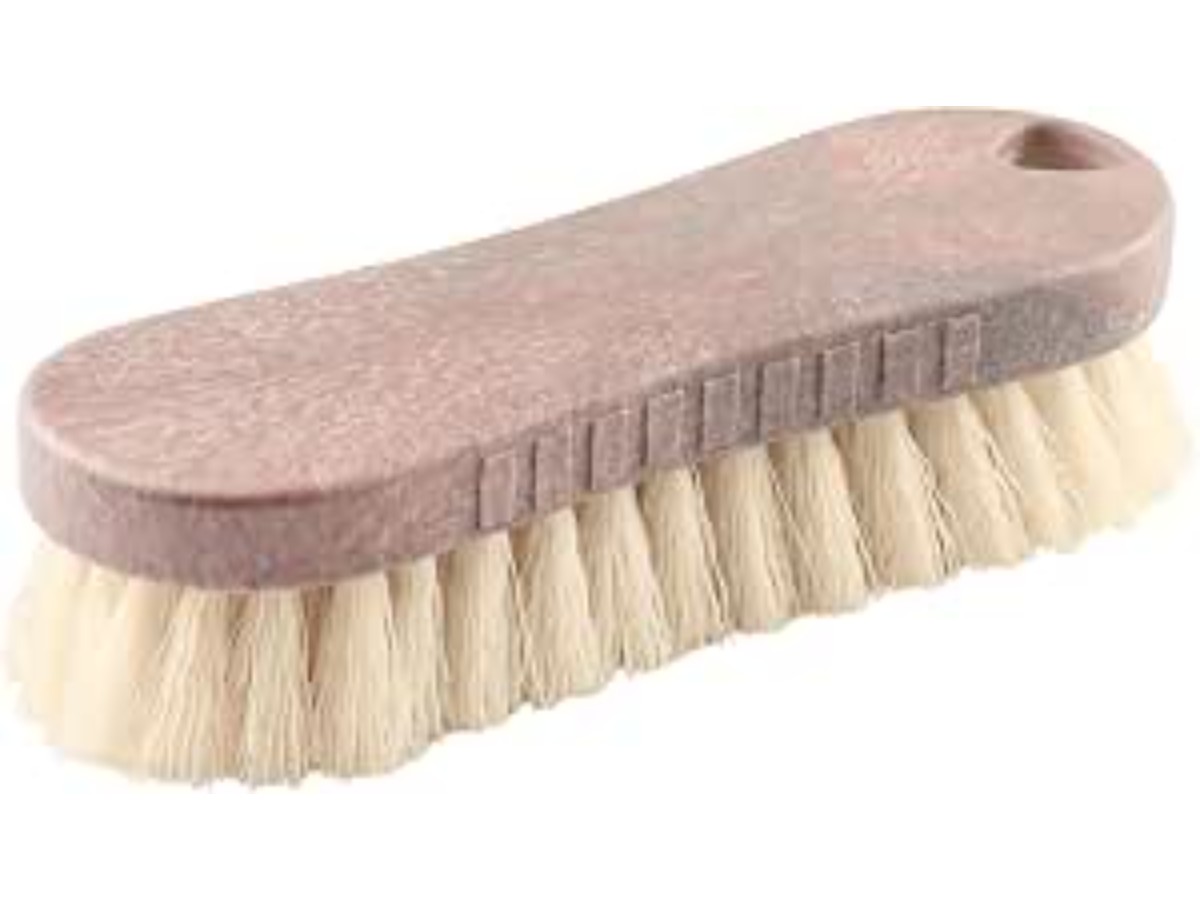 VIGAR Brosse de Nettoyage multifonctionnelle avec Poils durs et résistants, Marron, Petite