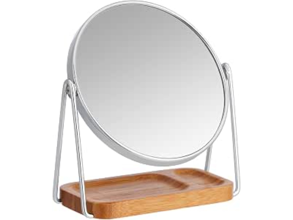 Amazon Basics Rond Montage sur Table Miroir grossissant