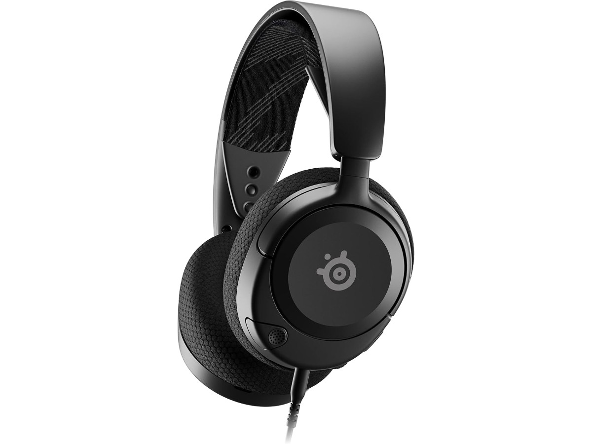 SteelSeries Arctis Nova 1 - Multi-System Gaming Headset - Hi-Fi with Drivers - 360° Space Sound - Memory Foam Ear Pads - Noise Cancelling Microphone - PC, PS5, PS4, Switch, Xbox - Black